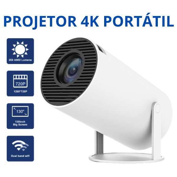 Projetor 4K Android 11 WiFi