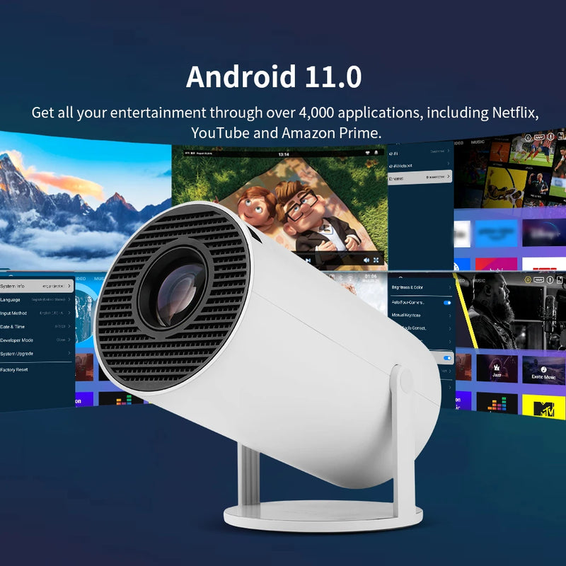 Projetor 4K Android 11 WiFi